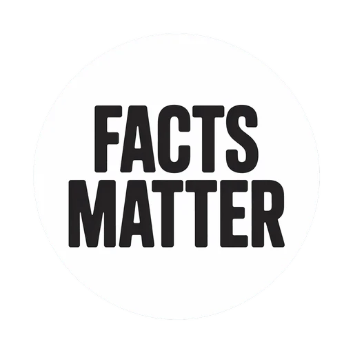 Bold Facts Matter Motivational Sticker