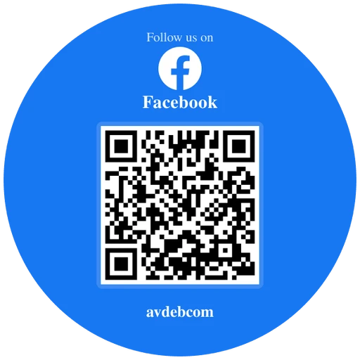 Facebook QR Code Stickers