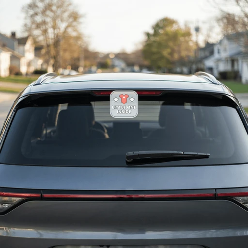 Little One Inside Pregnancy Car Decal Sticker